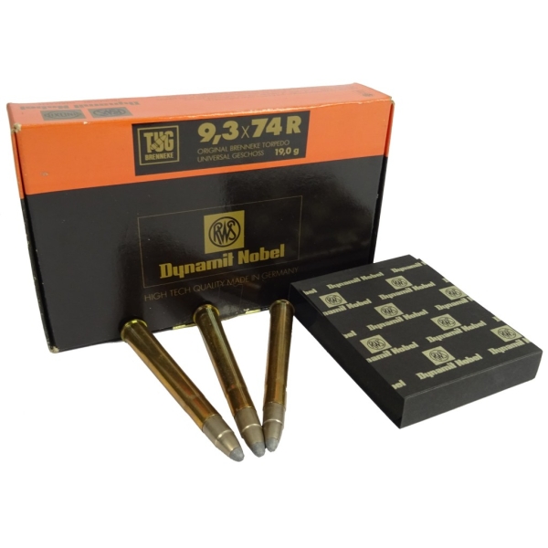 Amunicja kal. 9,3x74R 19,0g TUG Brenneke RWS